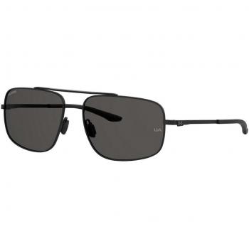 Under Armour Impulse Polarized Sunglasses with Matte Black Frame and Grey Lens