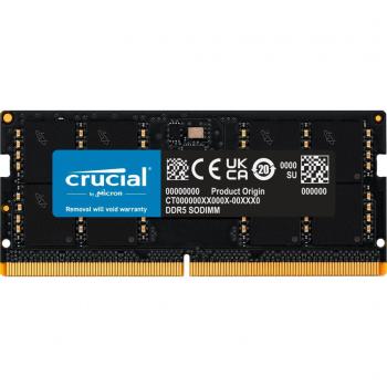 Crucial SORAM D5 5200 48GB CL46 - Módulo de Memoria RAM DDR5 ECC de 48 GB a 5600 MHz