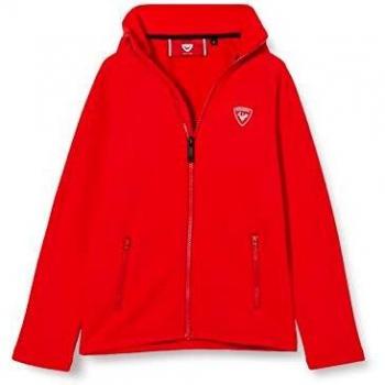 Sudadera Rossignol Clim FZ Roja para Niño de 8 Años