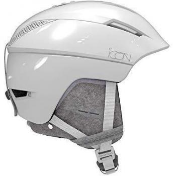 Salomon Icon² C. Air Cascos de esquí, Mujer, Blanco