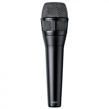 Micrófono Vocal Dinámico Supercardioide Shure Nexadyne 8/S con Tecnología de Doble Motor, Conector XLR, Color Negro