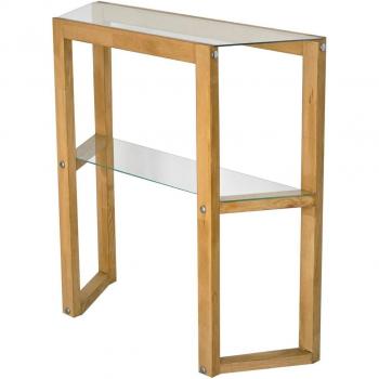 Consola Multiusos Dlobotk de Madera de Roble 85x31 h85 cm