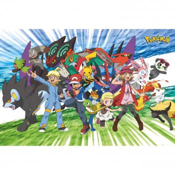 GB eye LTD, Pokemon, Traveling Party, Maxi Poster, 61 x 91,5 cm