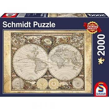 Puzzle Schmidt Historical World Map Adult 2000 Piezas