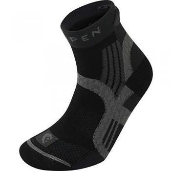 Lorpen X3TW Womens Trail Running Calcetines, Adultos Unisex, A-1887 Total Black, S