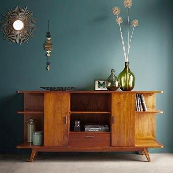 Aparador vintage de madera maciza Mindy de 180 cm