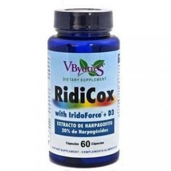 Vbyotics RIDICOX CON IRIDOFORCE 60 vcaps - Suplemento dietético con extractos de harpagofito (Iridoforce), contiene un 20% de principios activos, ideal para procesos inflamatorios