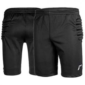 Pantalón corto de portero Reusch GK Training acolchado para adultos, color negro, talla 54