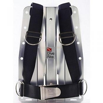 Dive Rite Harness Basic System Codo Tráquea, Negro, Talla Única