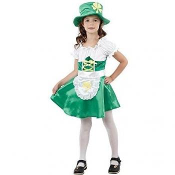 Leprechaun Bristol Novelty CC842 Traje de Niña Mediano Edad aprox 5-7 años