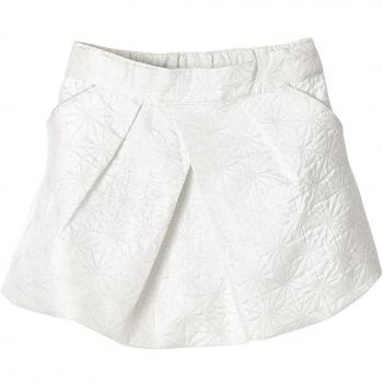 VERTBAUDET Falda irisada con Forma abombada para Niña Gris Medio Liso 6A