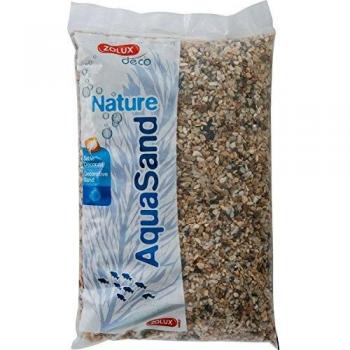 Zolux - Grava Natural para Acuario de Cuarzo Grande de 3 a 8 mm de granulometría, 5 kg