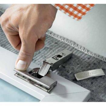 10s-set: Blum Clip Top bisagra de cierre automático olla cinta 110 ° con amortiguador esquina parada inclusive eccentric-kreuzmontageplatte sin expansión Anchor