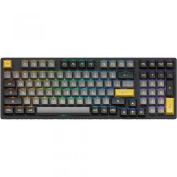 Akko 3098B Plus Black & Gold Hot-Swappable RGB Mechanical Gaming Keyboard with Number Pad