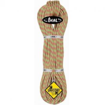 Cuerda de Escalada Beal Ice Line Unicore 8.1 mm Golden Dry 2x60 m Anis/Emerald