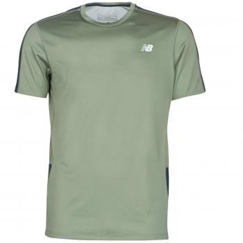 New Balance Camiseta Hombre Running Accelerate Green MT73061 MGN