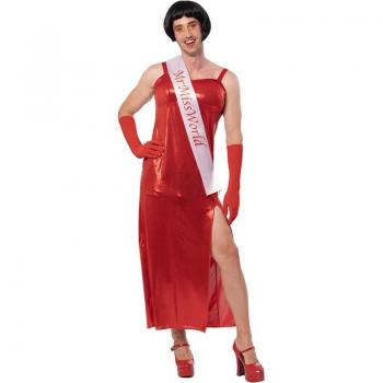 Rubie's Disfraz de Mr World vestido rojo para hombre