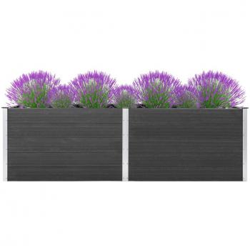 vidaXL Garden Raised Bed 200x50x91 cm WPC Grey