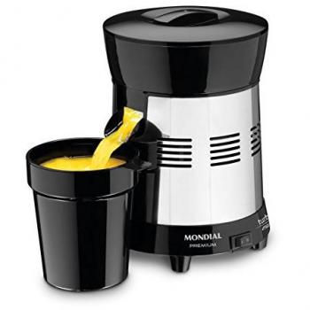 Mondial E10 Exprimidor, 250 W, Plata y Negro