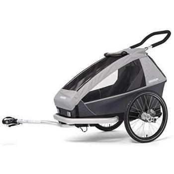 REMOLQUE NIÑO CROOZER KID KEEKE 1 2020 GRIS ROCA