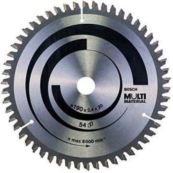 Bosch 2 608 640 508 - Hoja de sierra circular Multi Material - 190 x 20/16 x 2,4 mm, 54