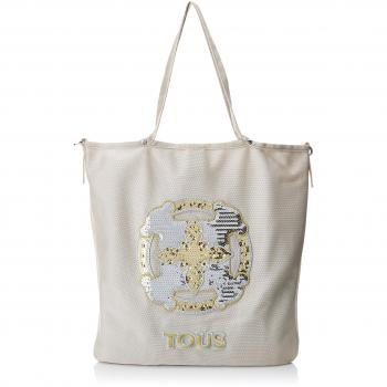 Tous Jodie, Shopper para Mujer, Beige, 1x42x37 cm