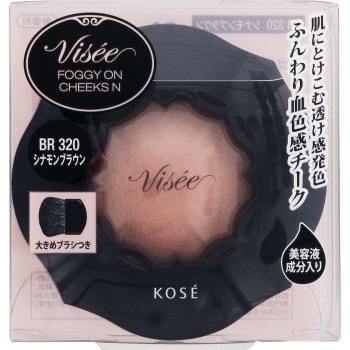 Kose - Visee Foggy Eyeshadow & Cheeks BR320 Cinnamon Brown 5g - Cosmetics