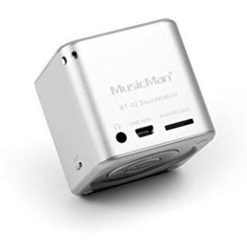 Technaxx Mini Wirel. Soundstation BT-X2 silver, 3809