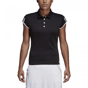 adidas Club 3 Str Polo de Tenis, Mujer, Negro, L