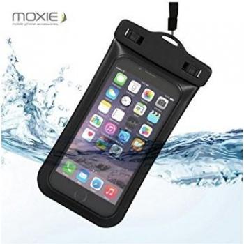 Moxie - Funda impermeable para iPhone 6, Galaxy S5, Galaxy S6, color negro