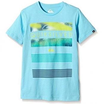 Quiksilver - Camiseta de manga corta - para niño Azul Blue