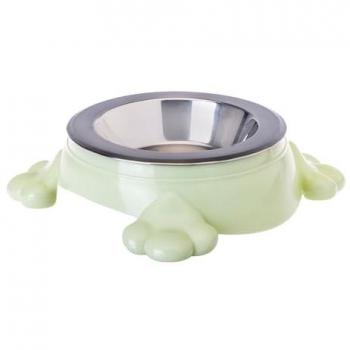 Comedero Antivuelco y Antideslizante para Perros y Gatos - Diseño Moderno - Material Resistente y Duradero - Libre de BPA - 17,4 x 18,5 x 5,3 cm