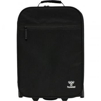 Hummel Core Cabin Trolley Black - Maleta de cabina, color negro, con ruedas, diseño funcional y ligero, fabricada en material duradero, compartimento principal espacioso con cierre seguro, asas de transporte y tirador telescópico
