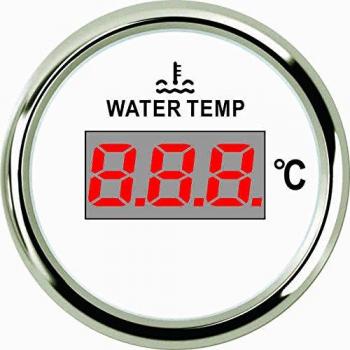 Digital medidor de temperatura de agua 40-120℃ 52mm 9-32V con retroiluminación