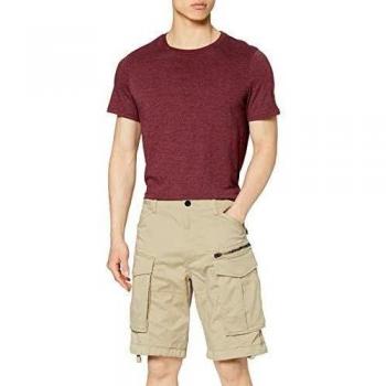 G-Star Raw Men's Relaxed Fit Cargo Shorts - Beige Cotton BCI 33