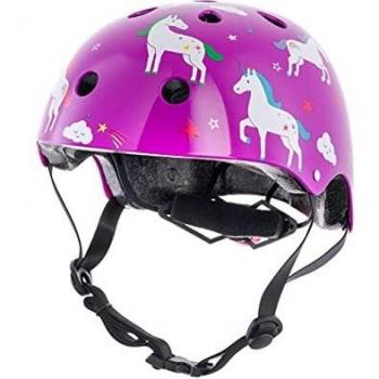 Casco Infantil Mini Hornit Unicornio con Luz - Talla S (48-53 cm)