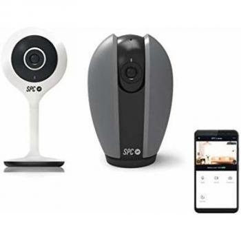 SPC 6912K Kit Indoor Video Watching Smart Compuesto Lares + Cámara de Seguridad Wi-Fi Teia, Compatible con Amazon Alexa y Google Home
