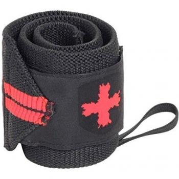 Harbinger Line Wrist Wraps, Unisex Adulto, Black/Red, Talla única