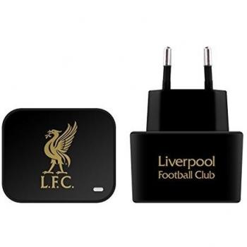 Official Liverpool Football Club Liverbird Gold Crest & Liverbird Black EU Charger & Micro-USB Cable for Huawei Stream S 302HW