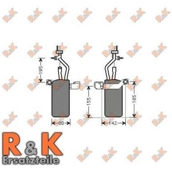 Filtro Deshidratante de Aire Acondicionado PRASCO FDD389 - Secador de Climatización R134a en Aluminio