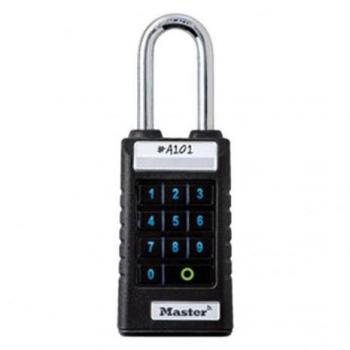 Master Lock Bluetooth Padlock with Backup Combination and Extended Shackle