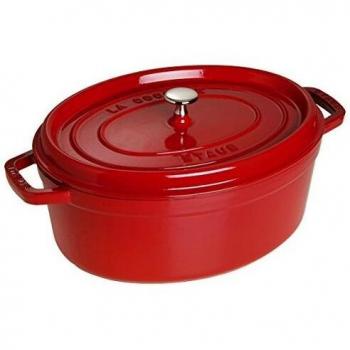 Staub Oval Cocotte Pot 37 cm Cherry Red