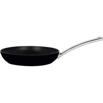 ORBEGOZO 37810010016 SARTEN Aluminio Forjado 18 CM. Recubrimiento Piedra Antiadherente. Mango de Acero Inoxidable SFB 9018, Negro
