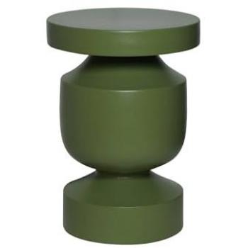 Mesa Auxiliar de Metal SWEEEK Alma Kaki 30.5x46.5 cm