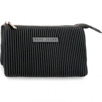 Monedero tres compartimentos Pepe Jeans Aurora Negro