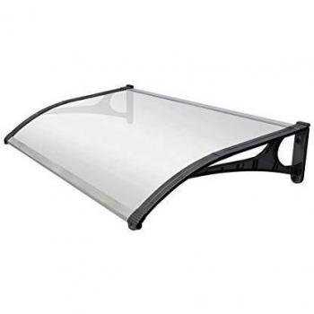 SmartSun Marquesina Evoke aluminio 150x80cm. Grosor 2,7mm ultraresistente. Tejadillo puerta protección