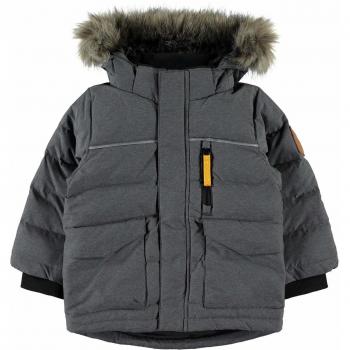 NAME IT Boy - Parka Gris oscuro XXXL