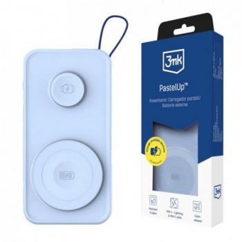 Powerbank 3MK PastelUp 10,000mAh 22.5W Magsafe y carga para Apple Watch - Azul