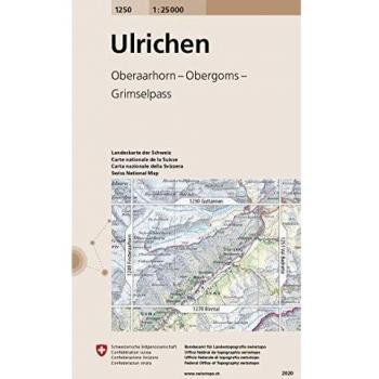 Mapa Excursionista y Topográfico 1250 Ulrichen 1:25.000 - Mapiberia f&b