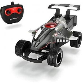 Simba Dickie G-Wolf RC con función de Giro, Coche teledirigido con una Velocidad de hasta 10 km/h, 2,4 GHz, Color Gris